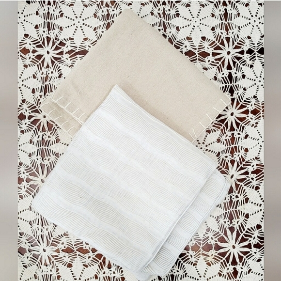 DKNY & Global Goods Pillow Sham Case Cover Ribbed Oversized Linen Cotton 22" x22 - Picture 8 of 8